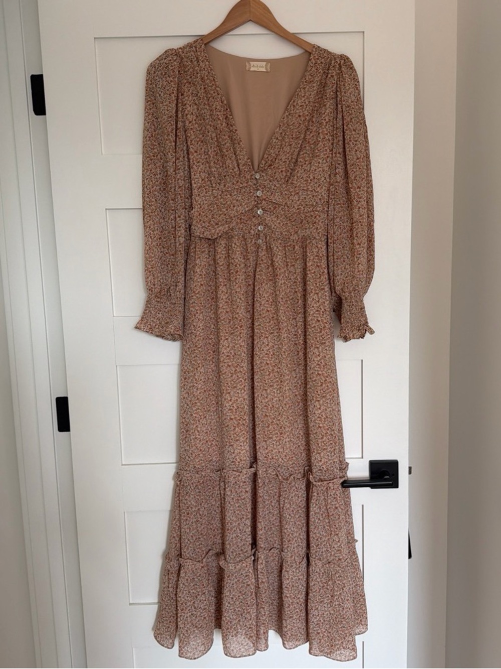 Altar’d State Autumn Floral Maxi Dress size M EUC